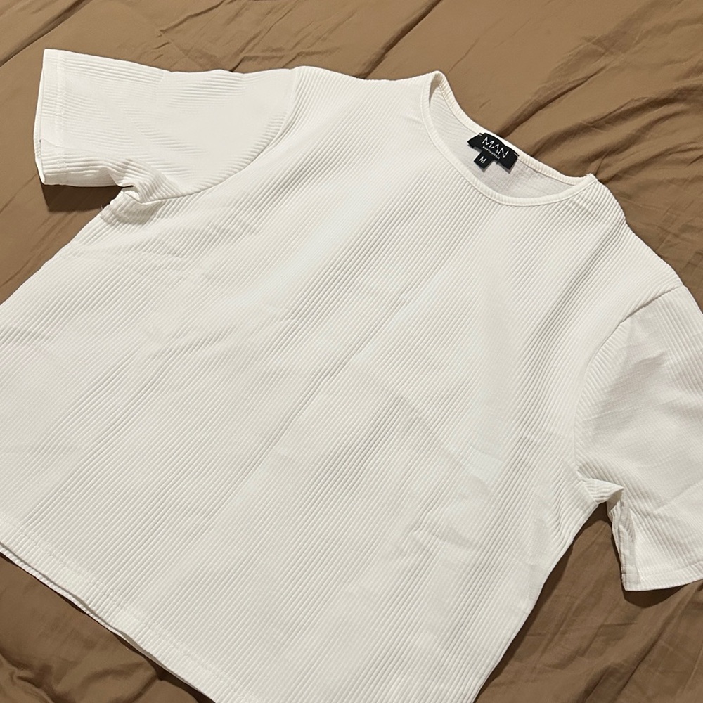 Boom Boom Jeans White Short Sleeve Tee